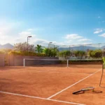 QUADRA DE TENIS DE SAIBRO